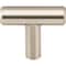 Elements 1-9/16" Overall Length Satin Nickel Naples Cabinet "T" Knob 40SN - alternate 6